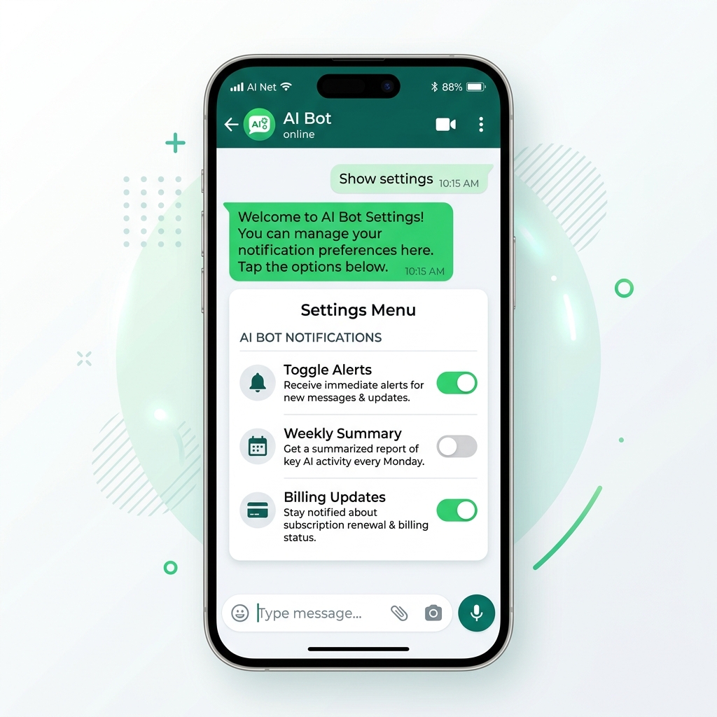 WhatsApp Bot Settings